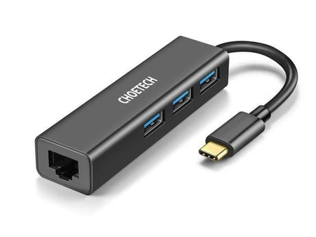 Choetech 4-in-1 USB-C Hub - Black - Level UpLevel UpAdapterHUB-U02BK