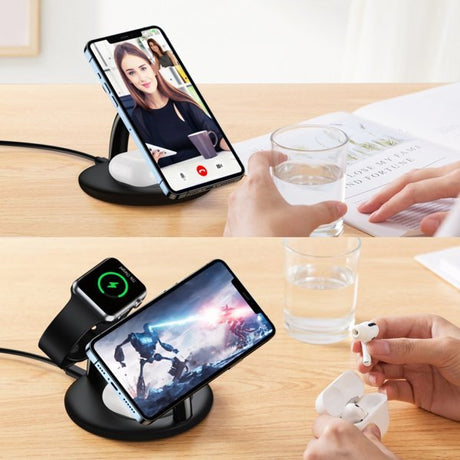 Choetech inductive 3 in 1 charging station (T587-F) - Level UpchoetechPower Adapter & Charger Accessories6932112102713
