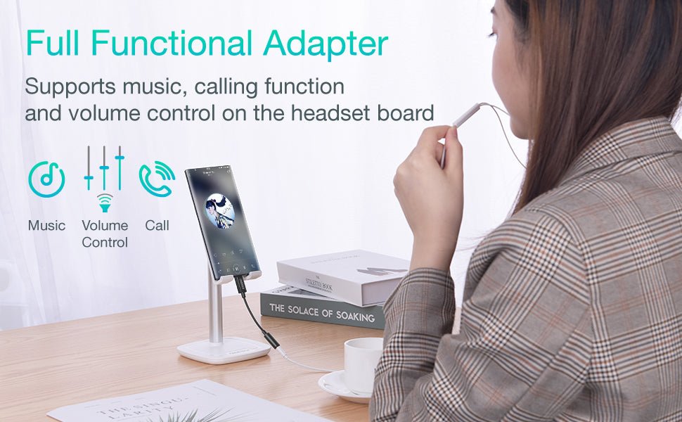 Choetech USB-C to 3.5mm Audio Jack Adaptor AUX003-BK - Level UpLevel UpAdapter6932112102461