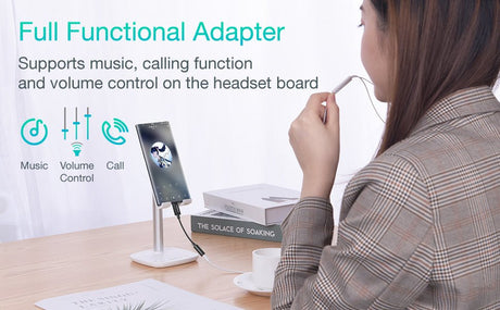 Choetech USB-C to 3.5mm Audio Jack Adaptor AUX003-BK - Level UpLevel UpAdapter6932112102461