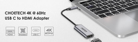 Choetech USB-C to HDMI Adapter HUB-H10 - Level UpLevel UpAdapterX000W5X2L5