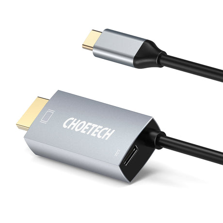 CHOETECH USB-C to HDMI Cable with PD Charging XCH-M180 - Level UpLevel UpHDMI AdapterX0019ZQUOX