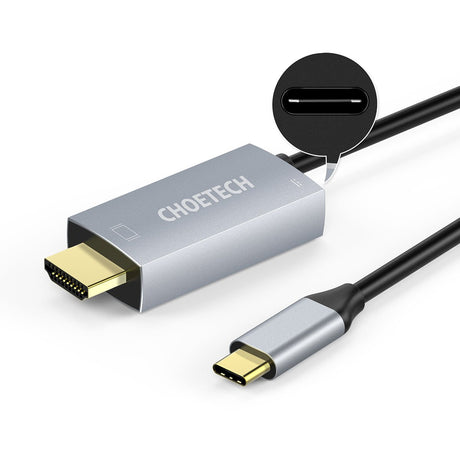 CHOETECH USB-C to HDMI Cable with PD Charging XCH-M180 - Level UpLevel UpHDMI AdapterX0019ZQUOX