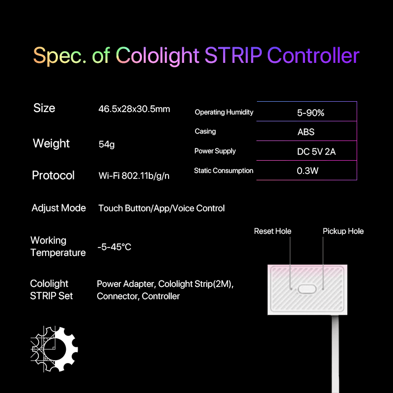 COLOLIGHT STRIP - 60LEDS/M - 2M STARTER KIT - Level UpCololightLight Accessories