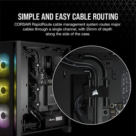 Corsair iCUE 4000X RGB Mid Tower Case - Black - Level UpLevel UpPC Accessories840006626633