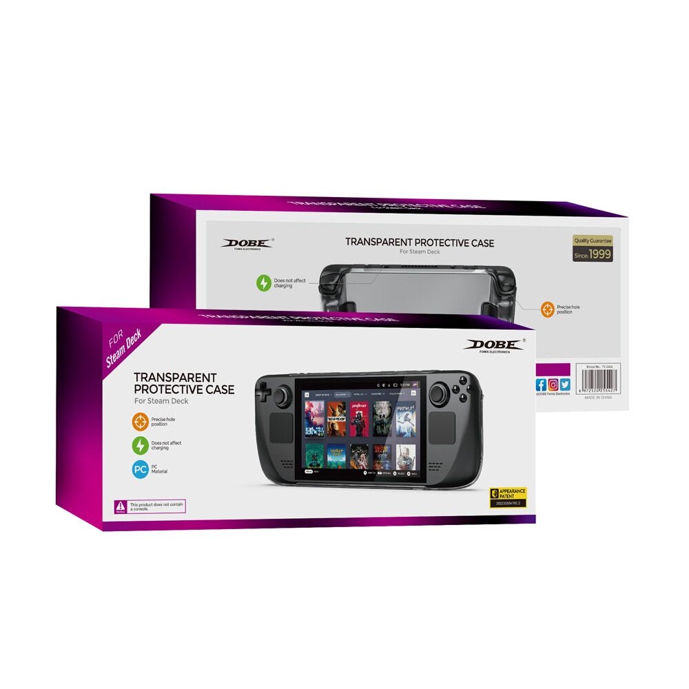 DOBE Silicone Case For Steam Deck - Transparent - Level UpDobeAccessories6972520255427