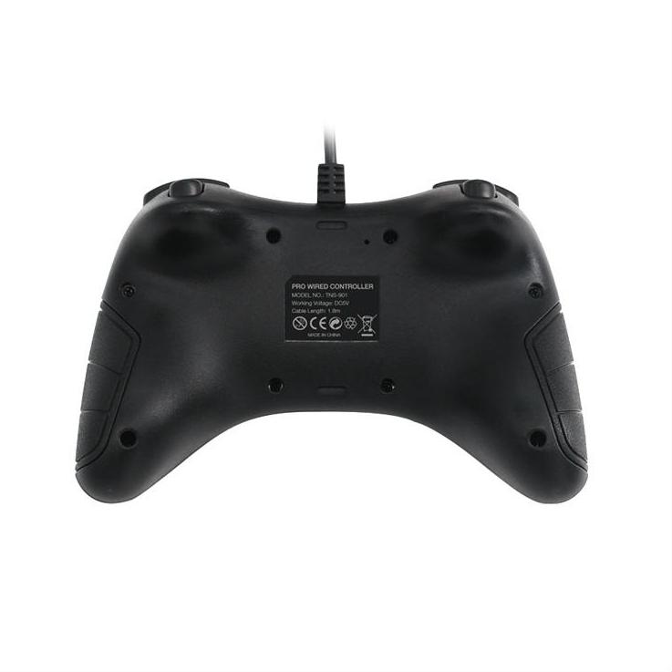 Dobe TNS-901 Pro Wired Controller Gamepad for N-Switch with a male Type-C to USB adapter - Black - Level UpDobeSwitch Accessories6912917059016