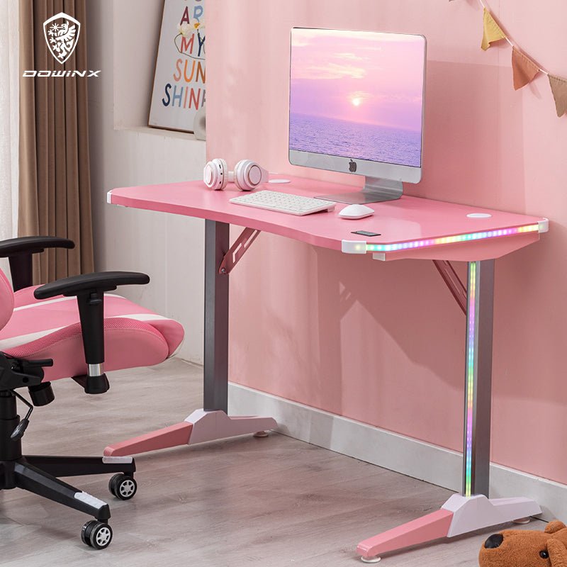 Dowinx Gamaing Desk A1 RGB - Pink - Level UpDowinxGaming Table10764
