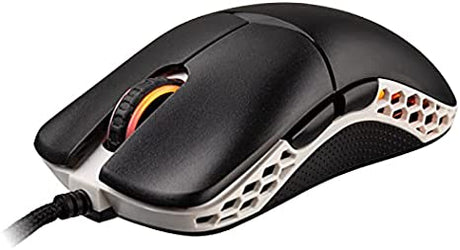 DUCKY FEATHER HAUNO BLUE SWITCHES LIGHTWEIGHT RGB GAMING MOUSE -BLACK & WHITE - Level UpDUCKYPC Accessories4710578304542