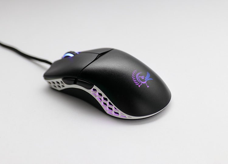 DUCKY FEATHER KAILH SWITCH RGB MOUSE - BLACK /WHITE - Level UpDUCKYPC Accessories4710578304559