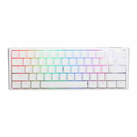 Ducky One 3 Mini Silent Red Switch RGB Hot-Swap Mechanical Keyboard - Aura White - Level UpDUCKYKeyboard4711281575212