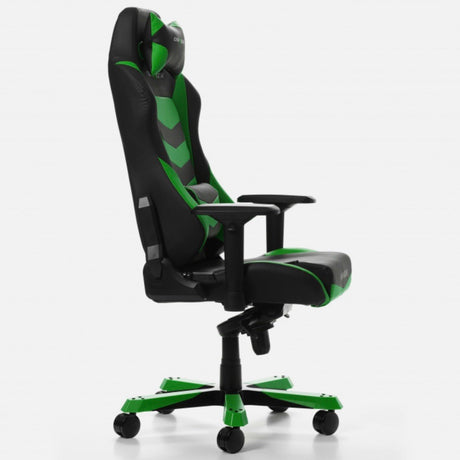 DXRacer Iron Series Gaming Chair - BLACK/GREEN - Level UpLevel UpGaming ChairGC-I166-NG-S2