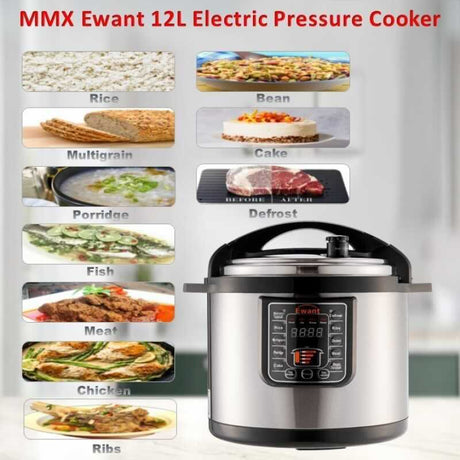Ewant 8-in1 Multi-functional Electric 1500w 12L Pressure Cooker - Level UpEwantSmart Devices