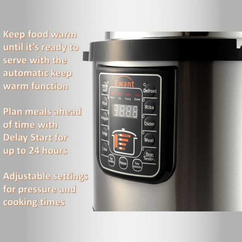 Ewant 8-in1 Multi-functional Electric 1500w 12L Pressure Cooker - Level UpEwantSmart Devices