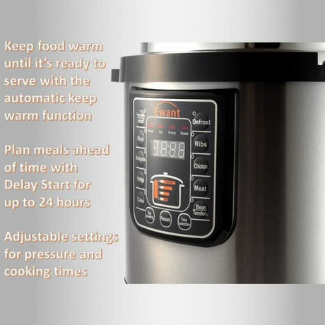 Ewant 8-in1 Multi-functional Electric 1500w 12L Pressure Cooker - Level UpEwantSmart Devices