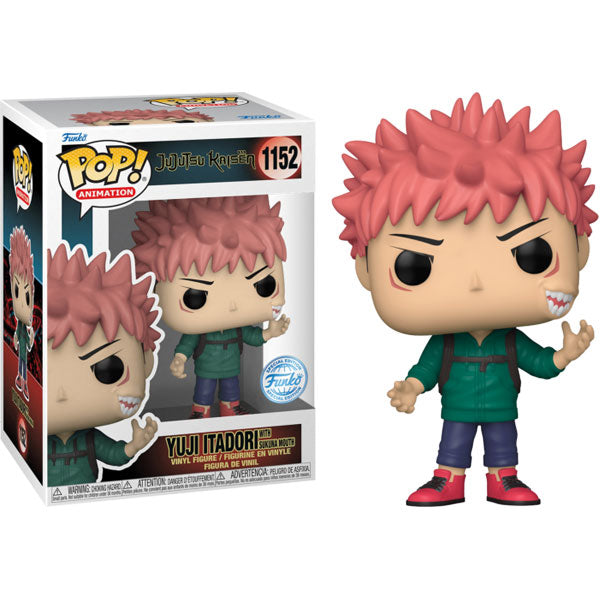 POP: JUJUTSU KAISEN- YUJI ITADORI W/ SUKUNA MOUTH (EXC)