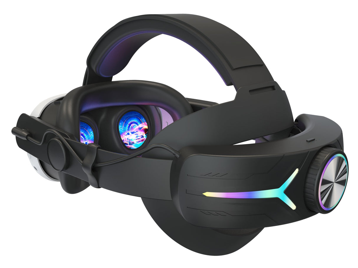 Gamax Meta Quest 3 Head Strap with 8000mAh battery & Dazzle light - Black - Level UpGamaxVirtual Reality Accessories6972520255267
