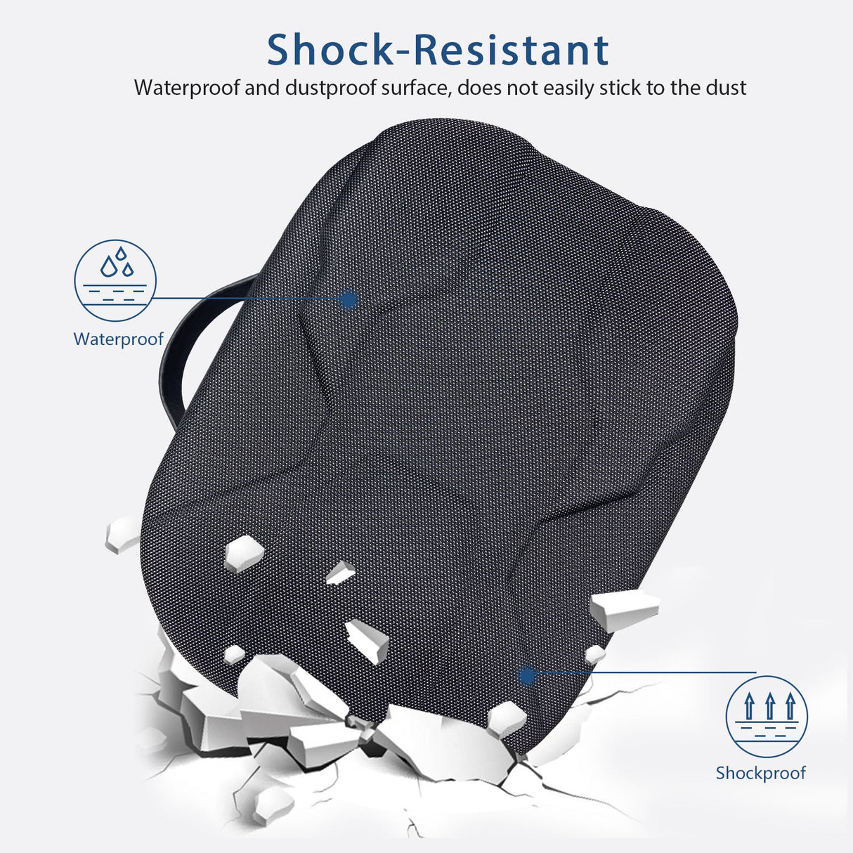 Gamax Meta Quest 3 Storage Box Carbon Fiber ( Model C ) - Black - Level UpGamaxVirtual Reality Accessories6972520255526