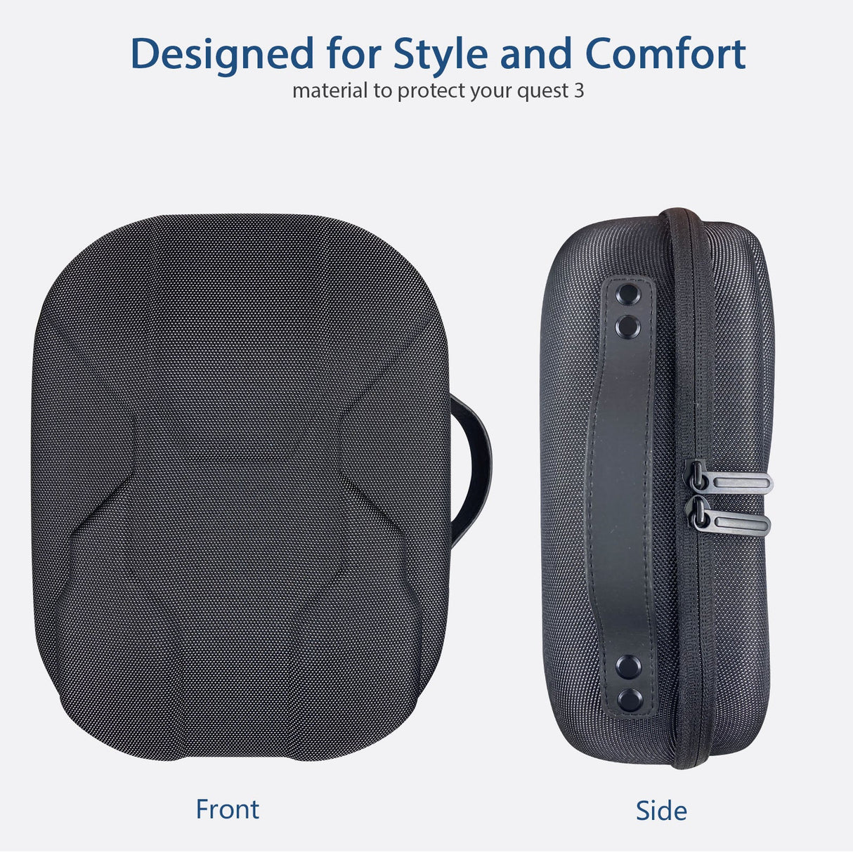 Gamax Meta Quest 3 Storage Box Carbon Fiber ( Model C ) - Black - Level UpGamaxVirtual Reality Accessories6972520255526