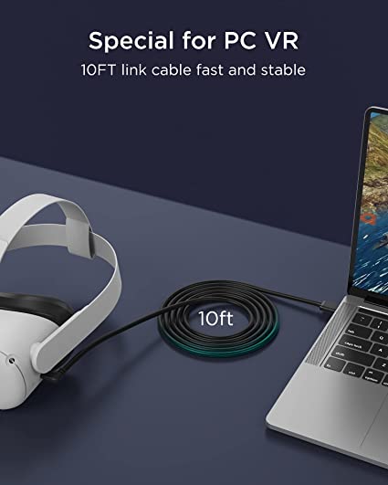 Gamax Oculus Quest2 data cable (3M) - Black - Level UpGamaxPlaystation 5 Accessories6972520254491