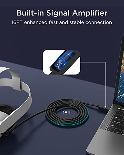 Gamax Oculus Quest2 data cable (5M) - Black - Level UpGamaxPlaystation 5 Accessories6972520254492