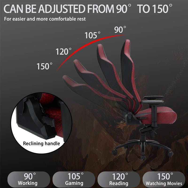 GAMEON Licensed Gaming Chair With Adjustable 4D Armrest & Metal Base - House of The Dragons - Level UpGAMEONGaming Chair722777894049