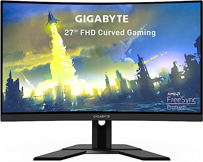 GiGABYTE G27FC 27 inch 165Hz Curved Full HD Gaming Monitor - Level UpLevel UpGaming Monitor889523025369