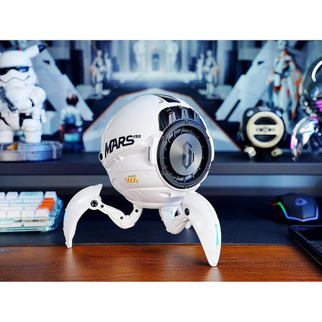 GravaStar Mars Pro Bluetooth 5.0 Speaker with Bass Boost and Stereo Sound - White - Level UpGravaStarSpeakers6972448920278