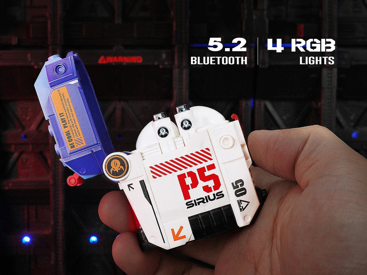 Gravastar Sirius Pro P5 TWS Earbuds - Defense Mecha Blue - Level UpGravaStarEarphone6972448921190