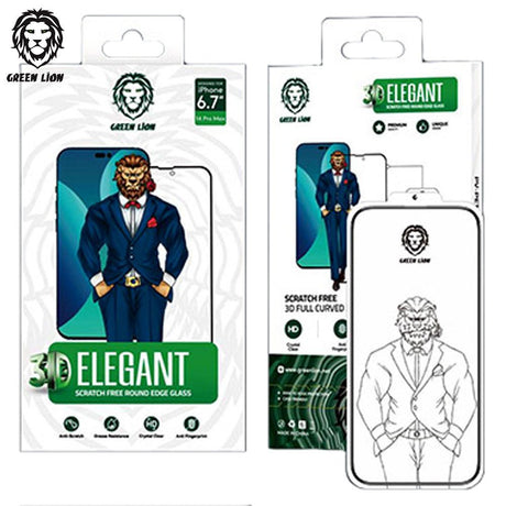 Green 3D Scratch Free Round Edge iPhone 14 Pro - Clear - Level UpLevel UpMobile Phone Case6935100164182