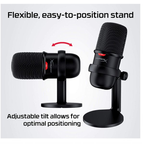 HyperX SoloCast USB Microphone - Black - Level UpHyperXAccessories501580