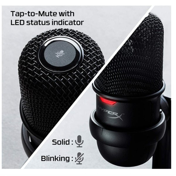 HyperX SoloCast USB Microphone - Black - Level UpHyperXAccessories501580