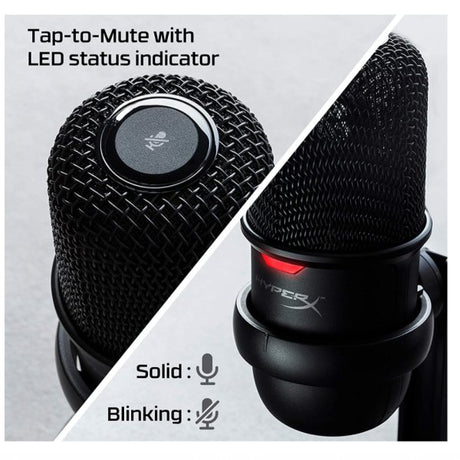 HyperX SoloCast USB Microphone - Black - Level UpHyperXAccessories501580