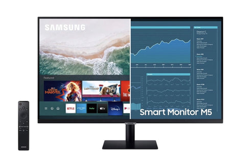Samsung Smart Monitor M5 (27", 60Hz, 1ms, FHD) - Level Up