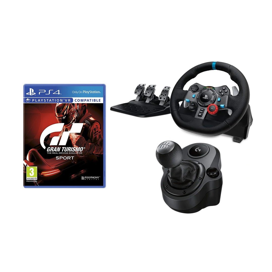 Logitech G29 Driving Force & Shifter Racing Wheel For PS5 & PC with Gran  turismo Level Up