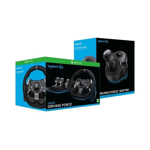 Logitech G920 Driving Force Steering Wheel + Shifter For Xbox Level Up