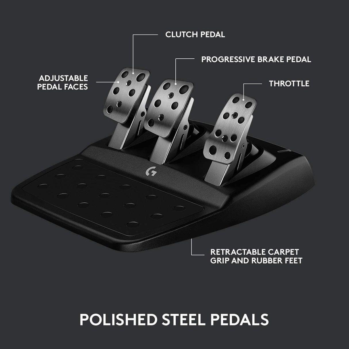 Logitech G923 Driving Force Racing Wheel + Shifter For PS5 & PS4 & PC - Level UpLogitechAccessories5.10E+12