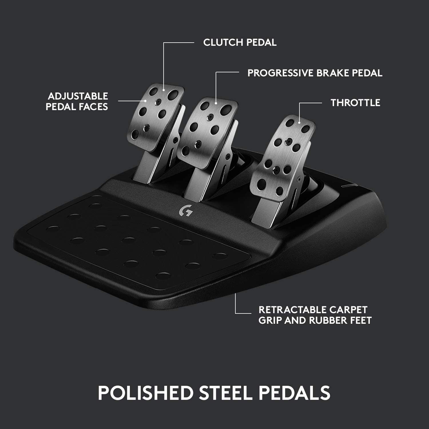 Logitech G923 Driving Force Racing Wheel + Shifter For PS5 & PS4 & PC - Level UpLogitechAccessories5.10E+12