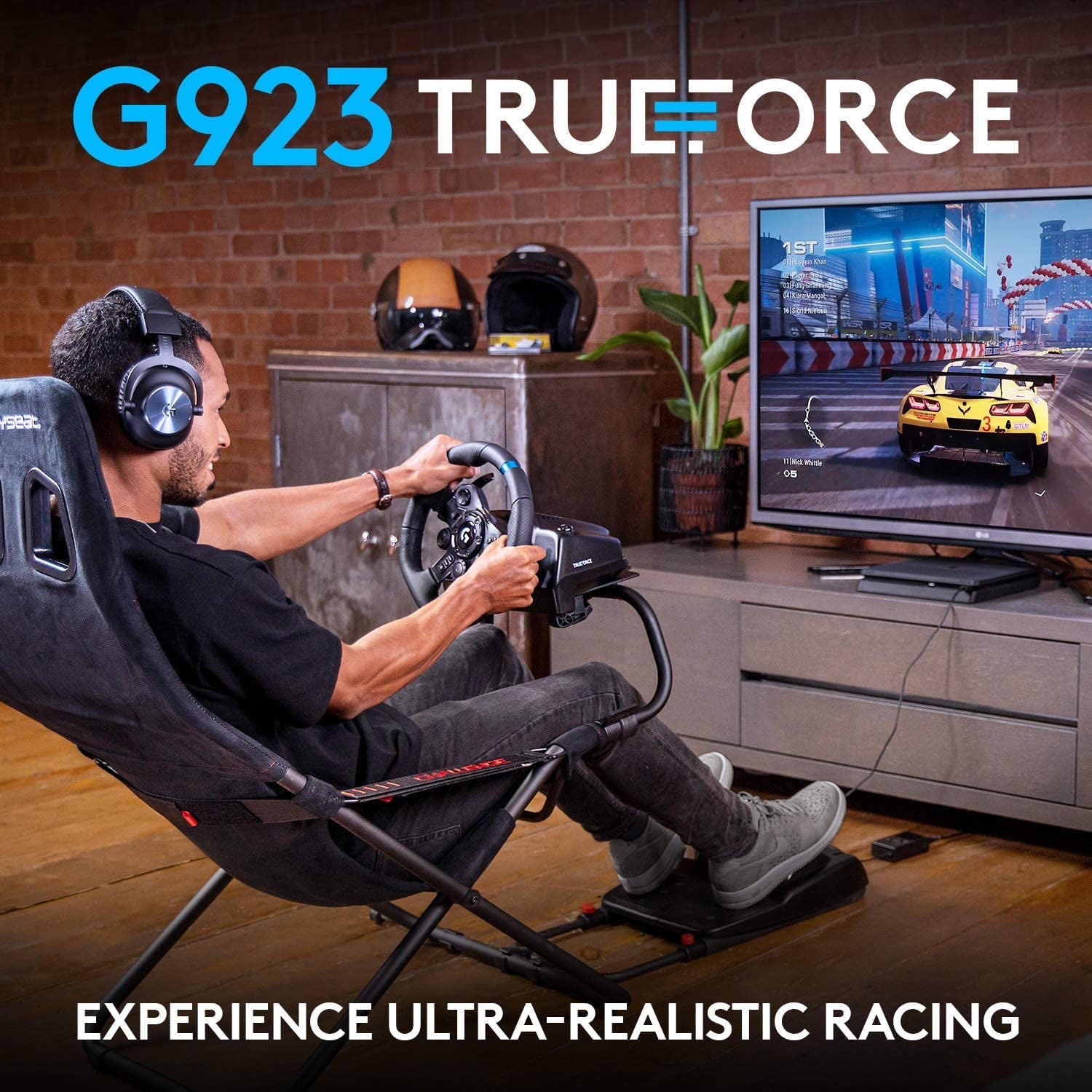 Logitech G923 Racing Wheel For PS5 & PS4 & PC - Level UpLogitechAccessories5099206082809