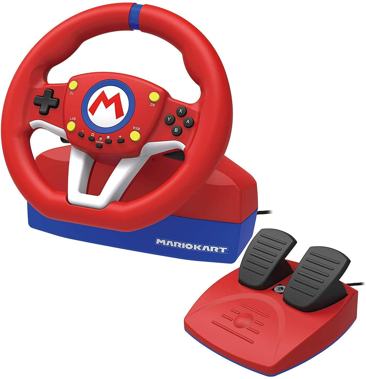 Mario Kart 8 Deluxe + Hori Racing Wheel Pro Mini For Nintendo Switch Offer Bundle - Level UpHoriSwitch Video Games