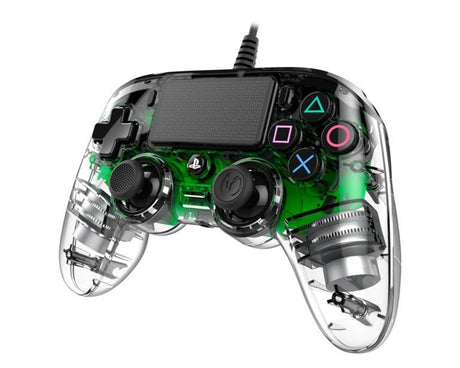 Nacon Wired Illuminated Compact Controller For PlayStation 4 - Green - Level UpNaconPlayStation3499550360868