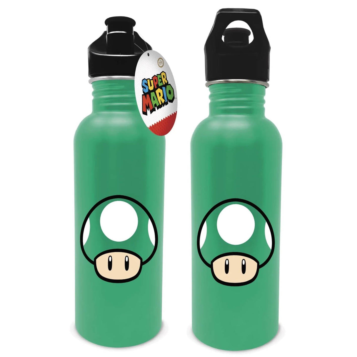 NINTENDO (MUSHROOM) METAL CANTEEN BOTTLE - Level UpSoft ToysAccessories5050574262385