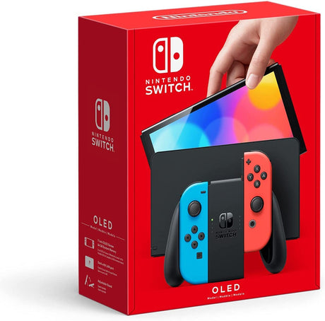 Nintendo Switch – OLED Model w/ Neon Red & Neon Blue Joy-Con - Level UpOLEDNintendo9318113992312