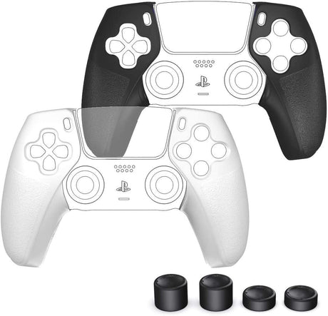 OIVO controller Grip Skin for PlayStation 5 - White - Level UpOivo