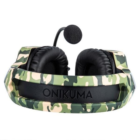 Onikuma K8 Professional Gaming Headset - “Noise Cancellation" - Army Green - Level UpOnikumaHeadset6972470560374