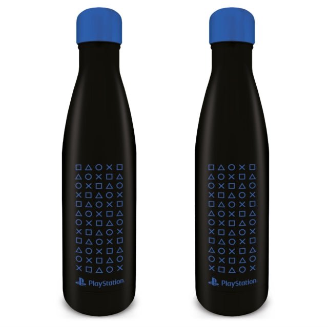 PLAYSTATION (SYMBOL PATTERN) METAL DRINKS BOTTLE - Level UpSoft ToysAccessories5050574270977