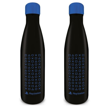 PLAYSTATION (SYMBOL PATTERN) METAL DRINKS BOTTLE - Level UpSoft ToysAccessories5050574270977