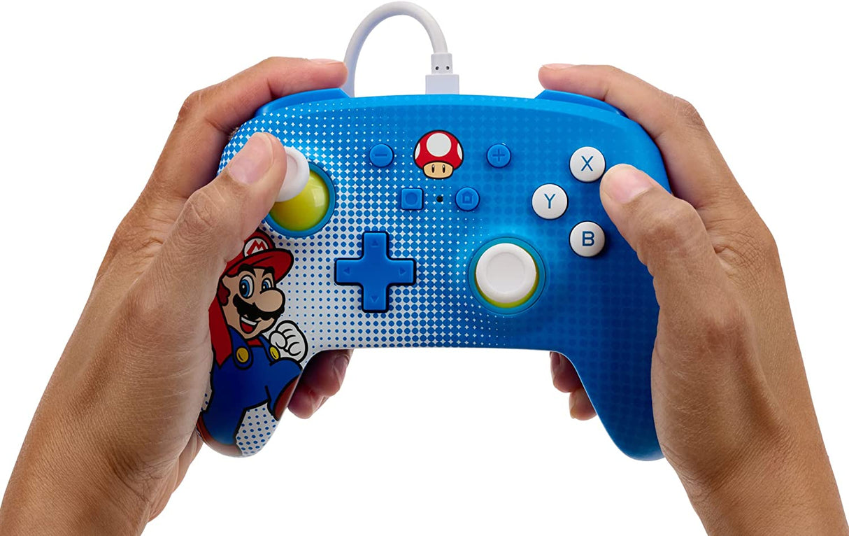 PowerA Enhanced Wired Controller for Nintendo Switch – Mario Pop Art - Level UpPowerASwitch Accessories6.18E+11