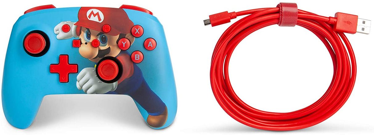 PowerA Enhanced Wired Controller for Nintendo Switch – Mario Punch - Level UpPowerASwitch Accessories
