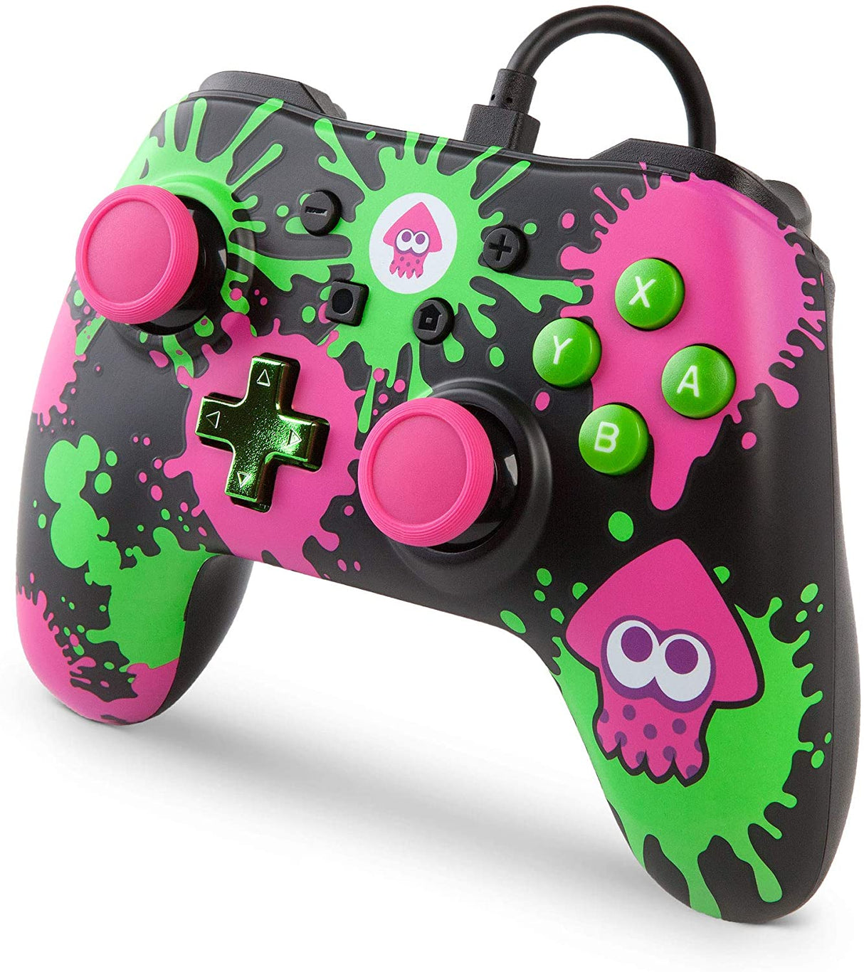 PowerA Enhanced Wired Controller for Nintendo Switch – Splatoon 2 - Level UpLevel Up617885017537